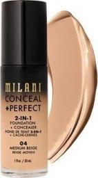 Milani Perfect 2w1 Podkład do twarzy Medium Beige 30 ml