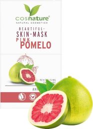  Cosnature Naturalna upiększająca maska do twarzy z różowym pomelo, 2x8ml