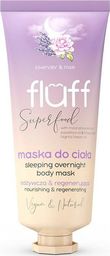  Fluff Super Food Sleeping Overnight Body Mask odżywczo-regenerująca maska do ciała Lawenda i Róża 150ml