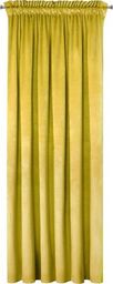 Eurofirany Zasłona Dekoracyjna Velvet Rosa Musztard 140x250
