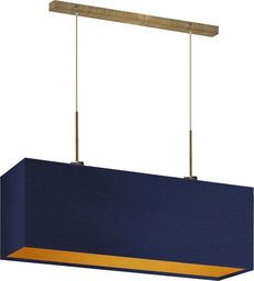 Lampa wisząca Lumes Lampa wisząca do jadalni na złotym stelażu - EX411-Milovi - 5 kolorów Granatowy