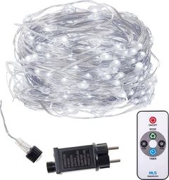 Lampki choinkowe Springos 300 LED białe zimne
