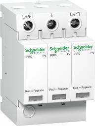  Schneider Electric Ogranicznik przepięć PV iPRD-DC40r-T2-3-1000 3-biegunowy Typ2/C 65 kA ze stykiem A9L40281