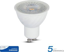  V-TAC Żarówka LED VT-247 SAMSUNG CHIP 6,5W GU10 3000K 480lm A+ 110st. 192