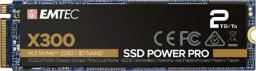 Dysk SSD Emtec X300 Power Pro 2TB M.2 2280 PCI-E x4 Gen3 NVMe (ECSSD2TX300)
