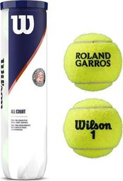 Wilson Piłki do tenisa ziemnego Wilson Roland Garros All Court 4 szt. WRT116400