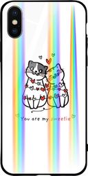  Mojworld Etui na Apple iPhone XS Max - Rainbow Case - You are my Sweetie