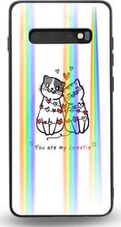  Mojworld Etui na Samsung S10 - Rainbow Case - You are my Sweetie
