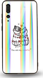  Mojworld Etui na Huawei P20 Pro - Rainbow Case - You are my Sweetie