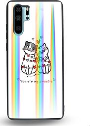  Mojworld Etui na Huawei P30 Pro - Rainbow Case - You are my Sweetie