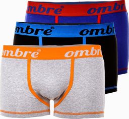 Ombre Bokserki męskie U03 - mix 3-pak XXL
