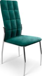  Elior Nowoczesne pikowane krzesło Venton - Zielone
