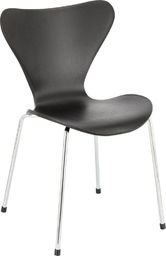  Elior Minimalistyczne krzesło czarne - Fimi