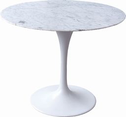  Elior Biały marmurowy stół z metalową podstawą - Gobleto 2X