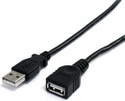 Kabel USB StarTech USB-A - USB-A 0.9 m Czarny (USBEXTAA3BK)