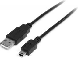 Kabel USB StarTech USB-A - miniUSB 0.5 m Czarny (USB2HABM50CM)