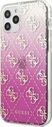  Guess Guess GUHCP12LPCU4GGPI iPhone 12 Pro Max 6,7" różowy/pink hardcase 4G Gradient