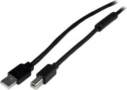 Kabel USB StarTech USB-A - USB-B 20 m Czarny (USB2HAB65AC)