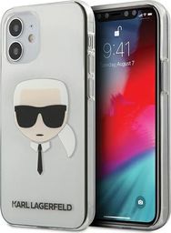  Karl Lagerfeld Karl Lagerfeld KLHCP12SKTR iPhone 12 mini 5,4" hardcase Transparent Karl`s Head