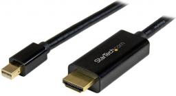 Kabel StarTech DisplayPort Mini - HDMI 1m czarny (MDP2HDMM1MB)