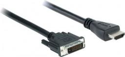 Kabel V7 HDMI - DVI-D 2m czarny (V7E2HDMIDVID-02M)