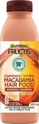  Garnier Fructis Macadamia Hair Food szampon regenerujący do włosów zniszczonych 350 ml