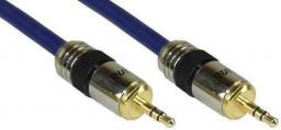 Kabel InLine Jack 3.5mm - Jack 3.5mm 15m niebieski (99956P)