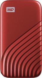 Dysk zewnętrzny SSD WD My Passport 1TB Czerwony (WDBAGF0010BRD-WESN)