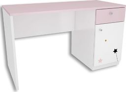  Elior Białe biurko dla dziewczynki Peny 2X - 4 kolory Lawenda