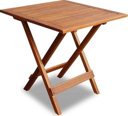  Elior Brązowy drewniany stolik ogrodowy Caden brązowy