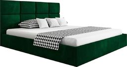  Elior Podwójne łóżko ze schowkiem 160x200 - Nikos 3X + materac piankowy Contrix Visco Premium
