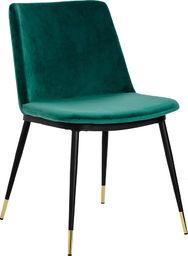  Elior Tapicerowane zielone krzesło do salonu i jadalni - Gambo 3X