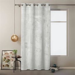 AmeliaHome Zasłona Velvet na przelotkach Biały 140X245