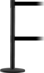 Tensator Pachołek/słupek Advance Dual Line z rozwijaną taśmą odgradzającą, malowany proszkowo (Taśma 2,30m)
