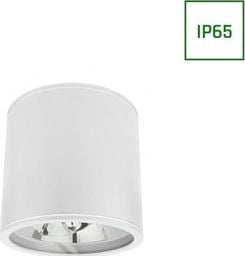 Lampa sufitowa Spectrum LED CHLOE AR111 GU10 IP65 okrągła biała nieruchoma unihimp