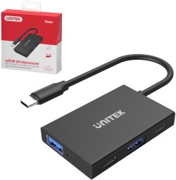 HUB USB Unitek 2x USB-C + 2x USB-A 3.1 Gen2 (H1302A)