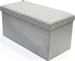 Intesi Pufa Intesi Velse light grey print black uniwersalny