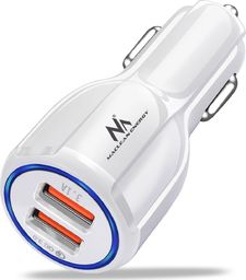 Ładowarka Maclean 2x USB-A 3.1 A  (MCE478 W)
