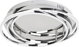 Lampa sufitowa Rabalux Lampa podsufitowa ledowa chrom do niskich pokojów Rabalux Selena 2183