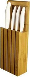  Kyocera Zestaw 4 noży ceramicznych w bloku bambusowym KYOCERA