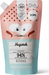  Yope Naturalne Mydło do rąk dla dzieci - NAGIETEK - zapas 400ml
