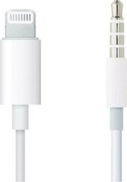 Kabel USB Apple Lightning - mini Jack 3.5 mm 1.2 m Biały (MXK22ZM/A)