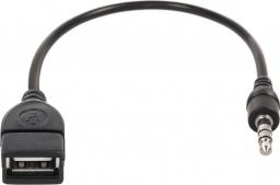 Adapter USB Maclean USB - Jack 3.5mm Czarny  (MCTV-693)