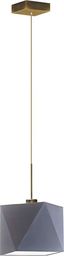 Lampa wisząca Lumes Nowoczesna lampa wisząca na złotym stelażu - EX416-Salix - 18 kolorów Musztardowy