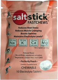  Salt Stick Elektrolityczne Pastylki do ssania SaltStick - 10 szt Smak brzoskwiniowy Uniwersalny