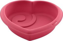  Lurch Forma Lurch FlexiForm w kształcie serca, silikon, 22 x 21 cm, różowa