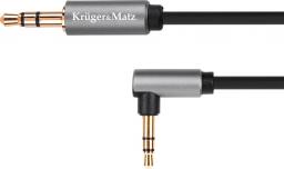 Kabel Kruger&Matz Jack 3.5mm - Jack 3.5mm 1.8m srebrny (KM1233)