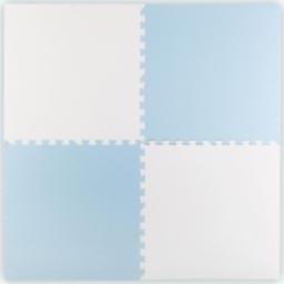  Ricokids Duża mata piankowa edukacyjna puzzle Ricokids niebiesko-biała