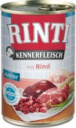 Rinti RINTI Pur Kennerfleisch Junior - wołowina 400g