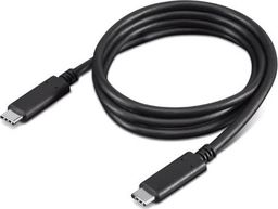 Kabel USB Lenovo USB-C - USB-C 1 m Czarny (4X90U90619)